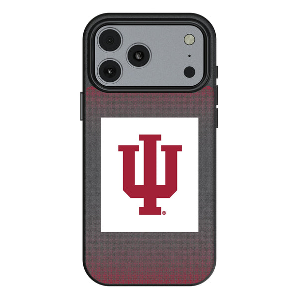 Indiana University Hoosiers Linen iPhone MagSafe Compatible Phone Case for Apple iPhone