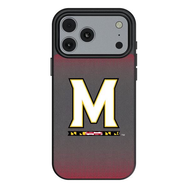 University of Maryland Terrapins Linen iPhone MagSafe Compatible Phone Case for Apple iPhone