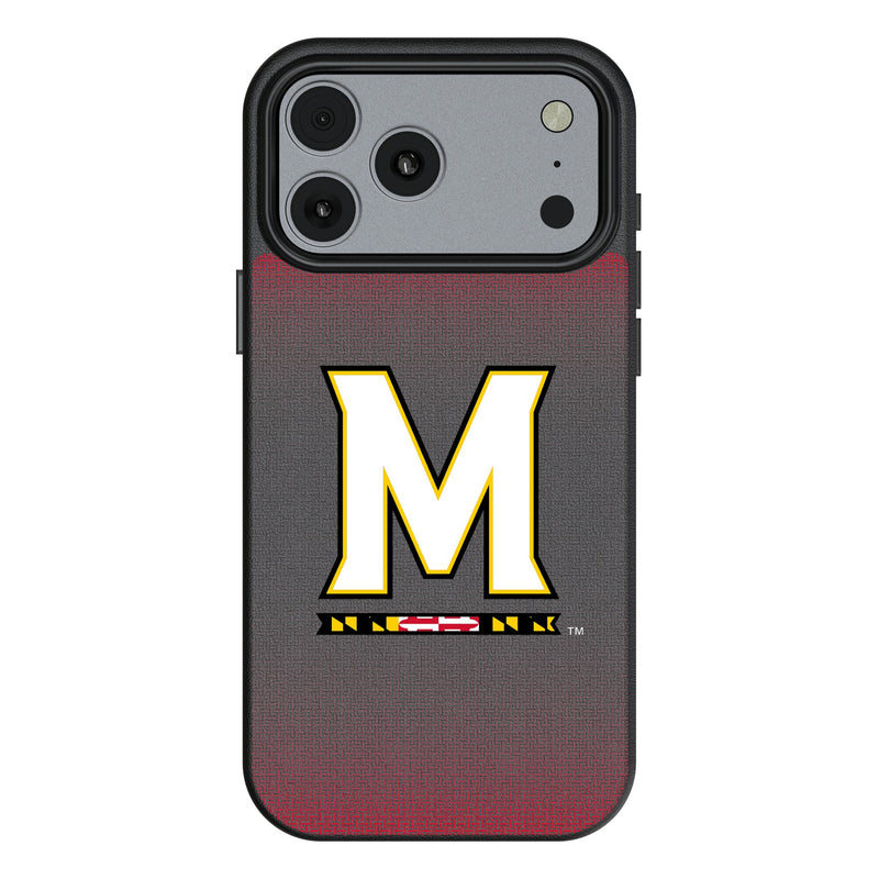 University of Maryland Terrapins Linen iPhone MagSafe Compatible Phone Case for Apple iPhone