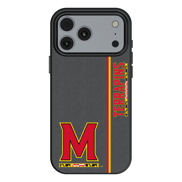 University of Maryland Terrapins Sidebar iPhone MagSafe Compatible Phone Case for Apple iPhone