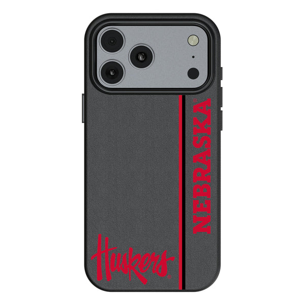 University of Nebraska Huskers Sidebar iPhone MagSafe Compatible Phone Case for Apple iPhone