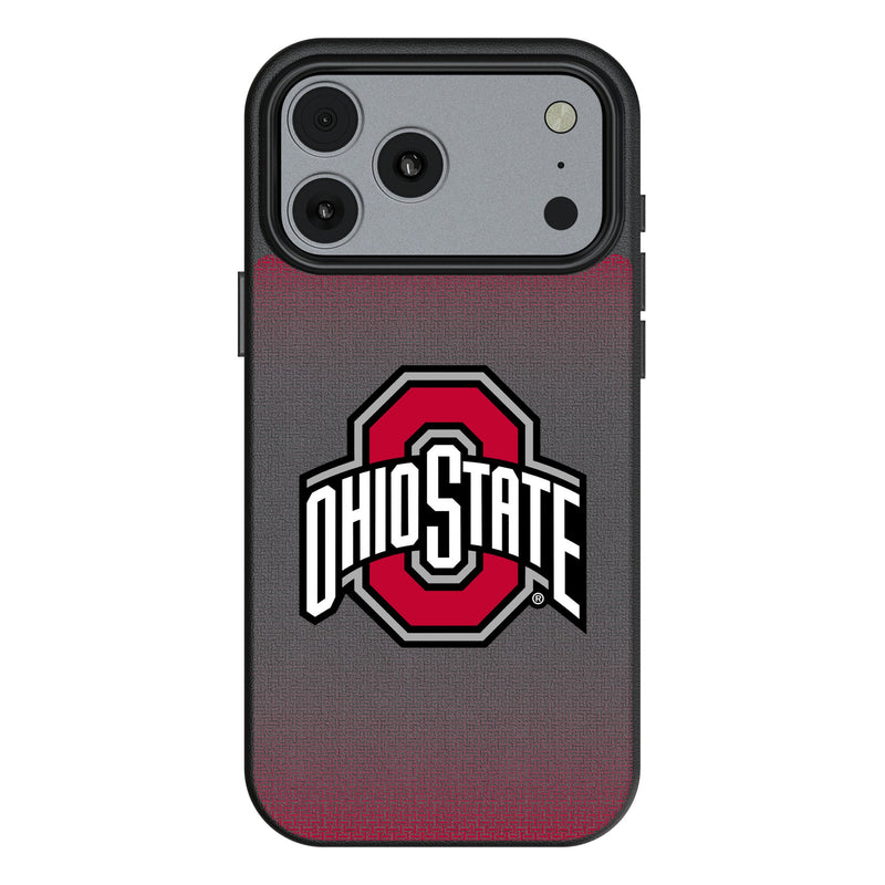 Ohio State University Buckeyes Linen iPhone MagSafe Compatible Phone Case for Apple iPhone