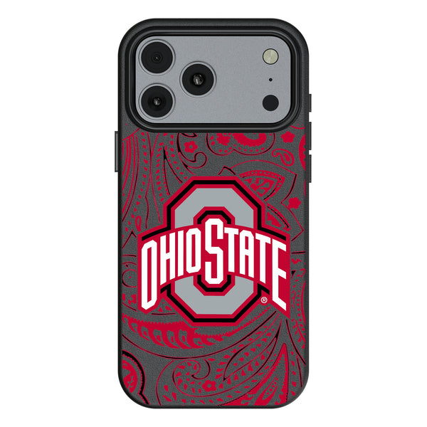Ohio State University Buckeyes Paisley iPhone MagSafe Compatible Phone Case for Apple iPhone