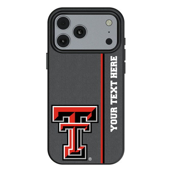 Texas Tech Red Raiders Personalized Sidebard iPhone MagSafe Compatible Phone Case for Apple iPhone