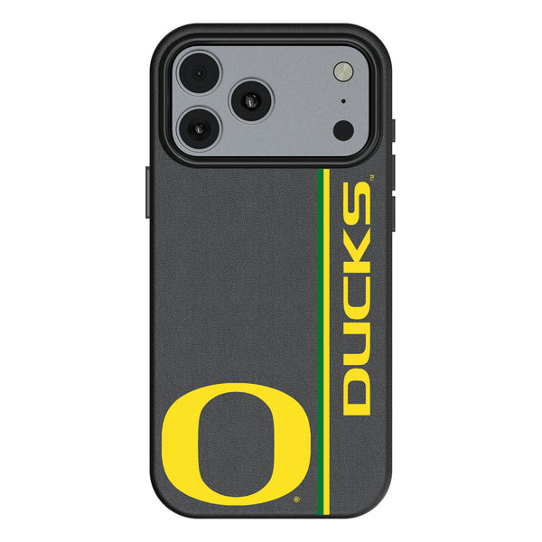 University of Oregon Ducks Sidebar iPhone MagSafe Compatible Phone Case for Apple iPhone