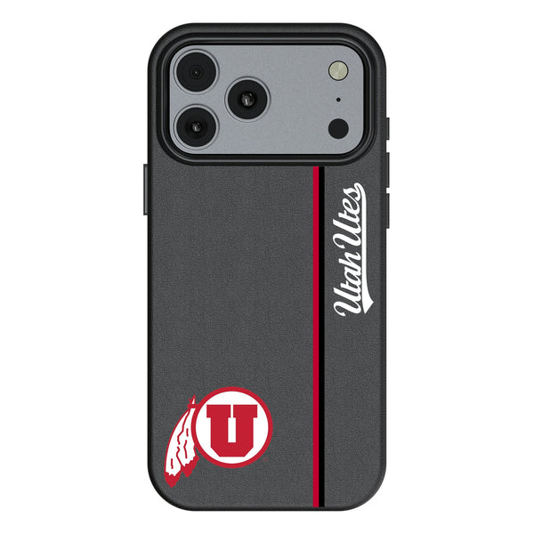 University of Utah Utes Sidebar iPhone MagSafe Compatible Phone Case for Apple iPhone