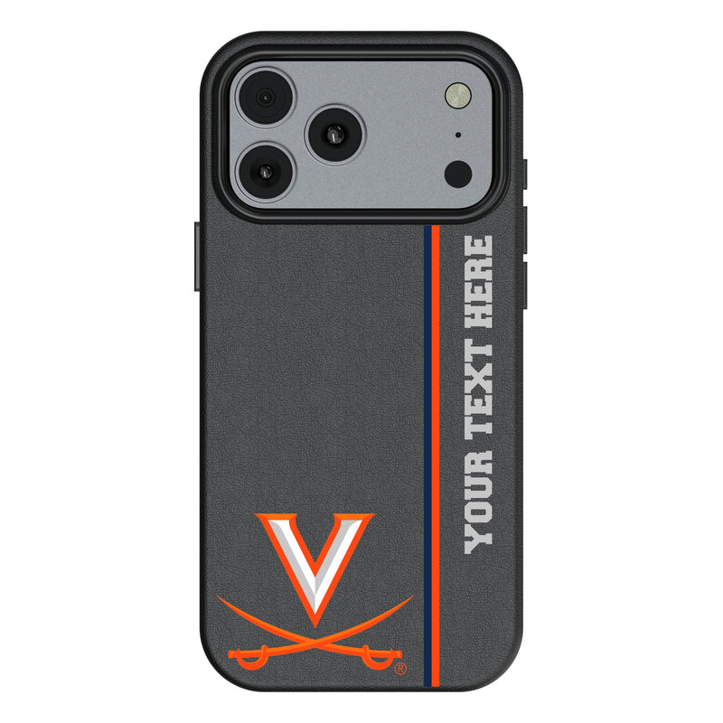 University of Virginia Cavaliers Personalized Sidebard iPhone MagSafe Compatible Phone Case for Apple iPhone