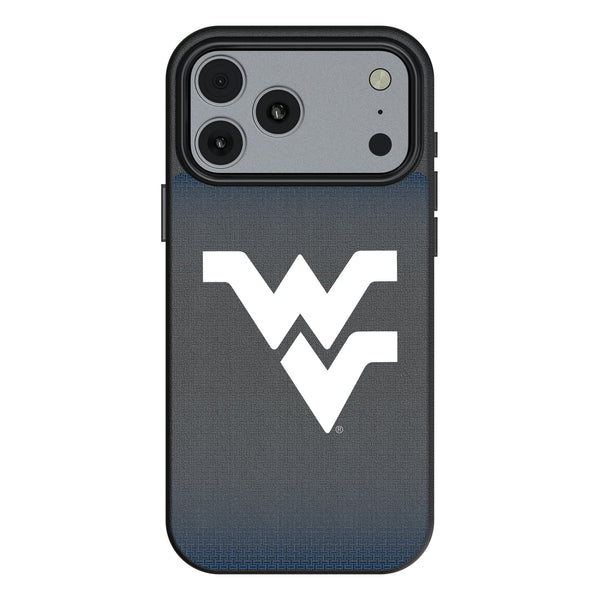 West Virginia University Mountaineers Linen iPhone MagSafe Compatible Phone Case for Apple iPhone