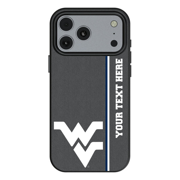 West Virginia University Mountaineers Personalized Sidebard iPhone MagSafe Compatible Phone Case for Apple iPhone