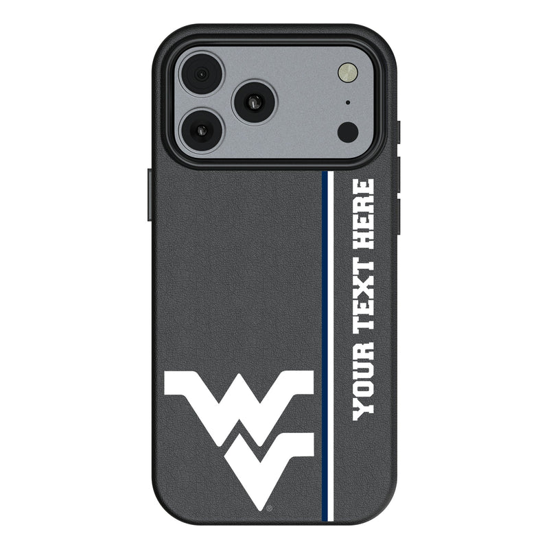 West Virginia University Mountaineers Personalized Sidebard iPhone MagSafe Compatible Phone Case for Apple iPhone
