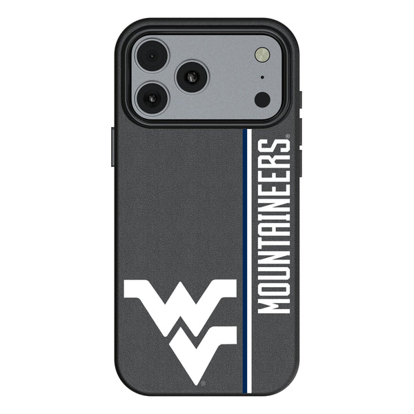 West Virginia University Mountaineers Sidebar iPhone MagSafe Compatible Phone Case for Apple iPhone