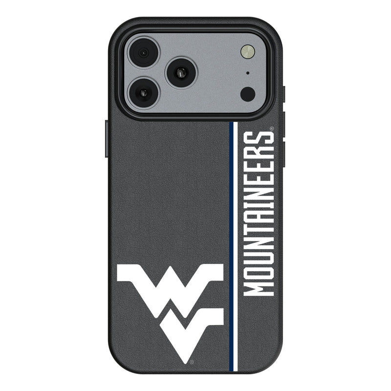 West Virginia University Mountaineers Sidebar iPhone MagSafe Compatible Phone Case for Apple iPhone