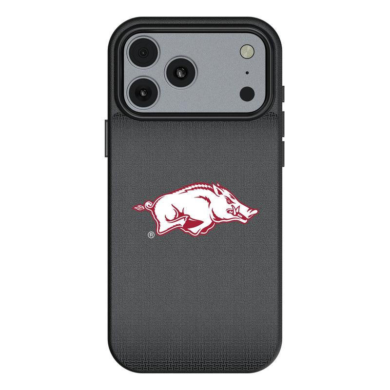 University of Arkansas Fayetteville Razorbacks Linen iPhone MagSafe Compatible Phone Case for Apple iPhone