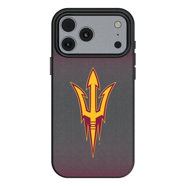 Arizona State University Sun Devils Linen iPhone MagSafe Compatible Phone Case for Apple iPhone