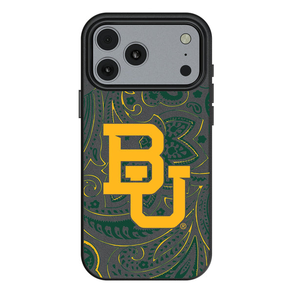Baylor University Bears Paisley iPhone MagSafe Compatible Phone Case for Apple iPhone