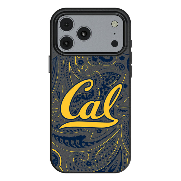 University of California Berkeley Golden Bears Paisley iPhone MagSafe Compatible Phone Case for Apple iPhone