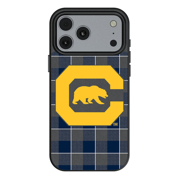 University of California Berkeley Golden Bears Plaid iPhone MagSafe Compatible Phone Case for Apple iPhone
