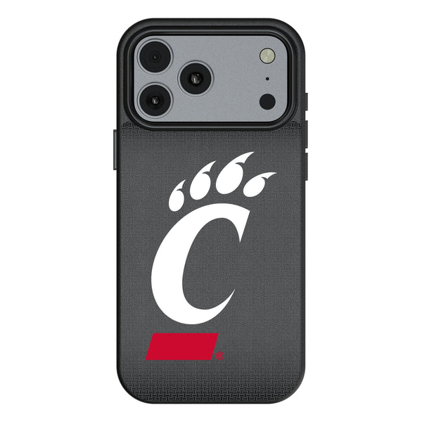 University of Cincinnati Bearcats Linen iPhone MagSafe Compatible Phone Case for Apple iPhone