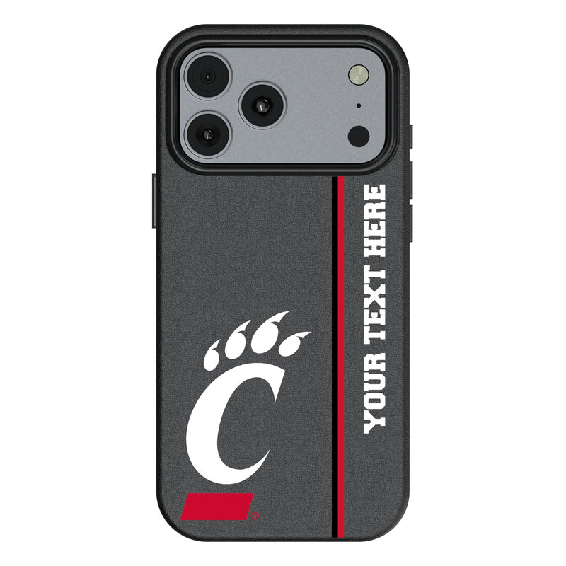 University of Cincinnati Bearcats Personalized Sidebard iPhone MagSafe Compatible Phone Case for Apple iPhone