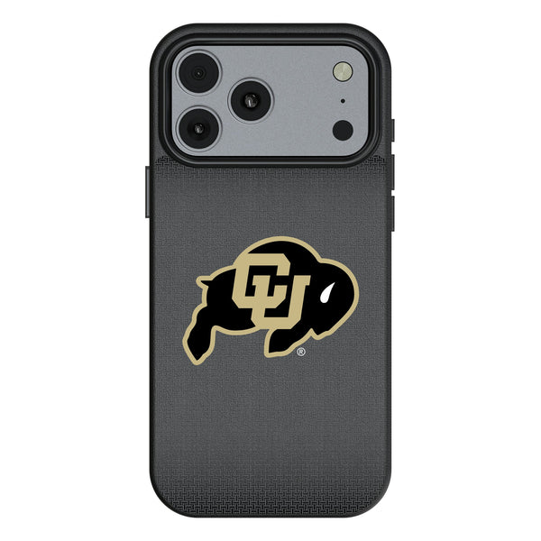 University of Colorado Buffaloes Linen iPhone MagSafe Compatible Phone Case for Apple iPhone