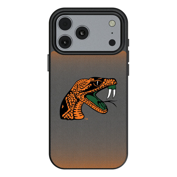 Florida A&M University Rattlers Linen iPhone MagSafe Compatible Phone Case for Apple iPhone