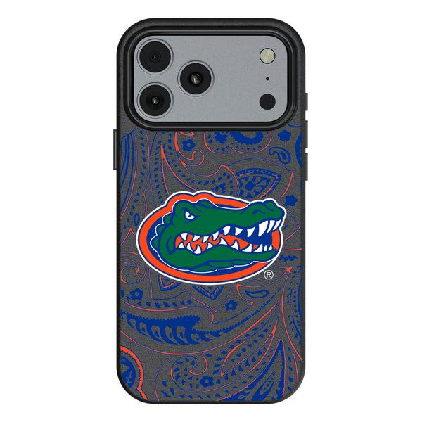 University of Florida Gators Paisley iPhone MagSafe Compatible Phone Case for Apple iPhone