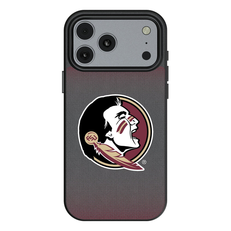 Florida State University Seminoles Linen iPhone MagSafe Compatible Phone Case for Apple iPhone