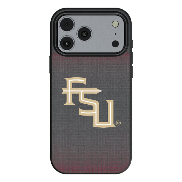 Florida State University Seminoles Athletic Wordmark Linen iPhone MagSafe Compatible Phone Case for Apple iPhone