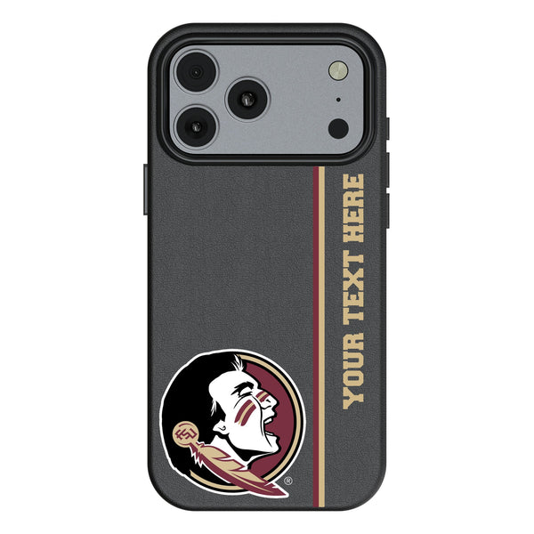 Florida State University Seminoles Personalized Sidebard iPhone MagSafe Compatible Phone Case for Apple iPhone