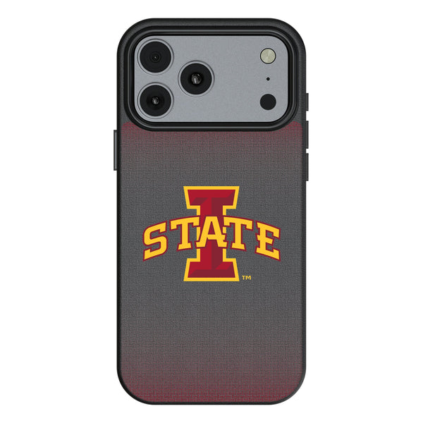 Iowa State University Cyclones Linen iPhone MagSafe Compatible Phone Case for Apple iPhone