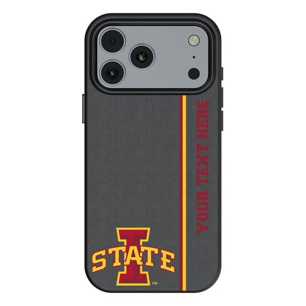 Iowa State University Cyclones Personalized Sidebard iPhone MagSafe Compatible Phone Case for Apple iPhone