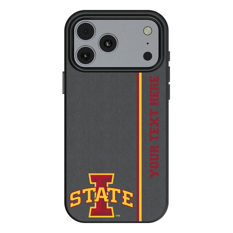Iowa State University Cyclones Personalized Sidebard iPhone MagSafe Compatible Phone Case for Apple iPhone