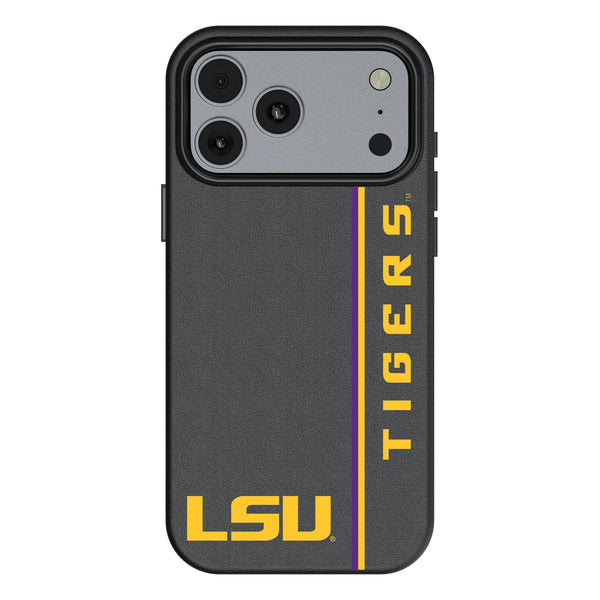 Louisiana State University Tigers Sidebar iPhone MagSafe Compatible Phone Case for Apple iPhone