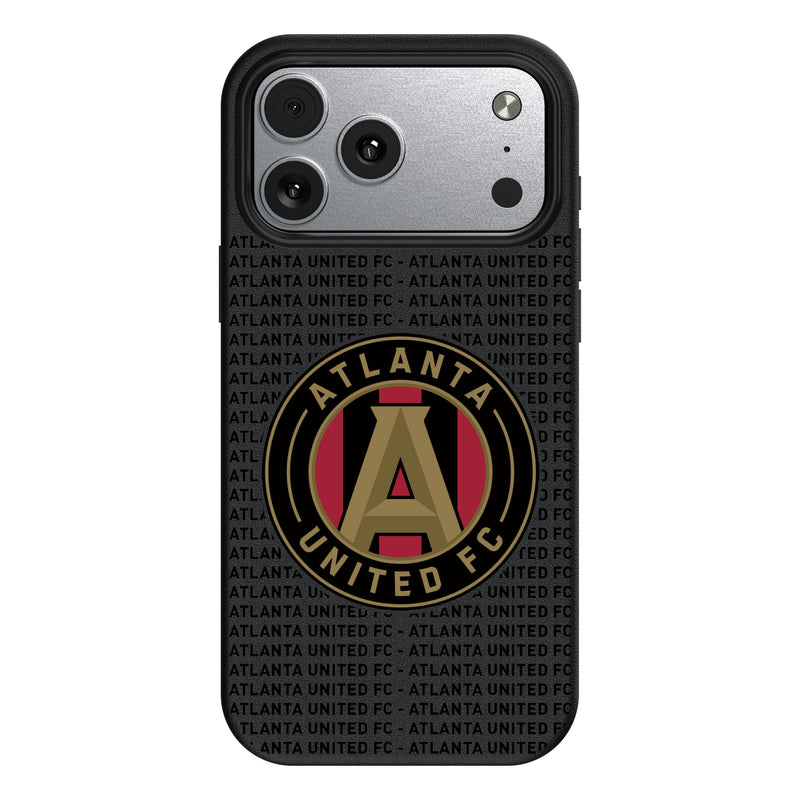 Atlanta United FC Text Backdrop iPhone MagSafe Compatible Phone Case for Apple iPhone