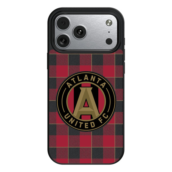 Atlanta United FC Plaid iPhone MagSafe Compatible Phone Case for Apple iPhone