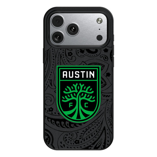 Austin FC Paisley iPhone MagSafe Compatible Phone Case for Apple iPhone