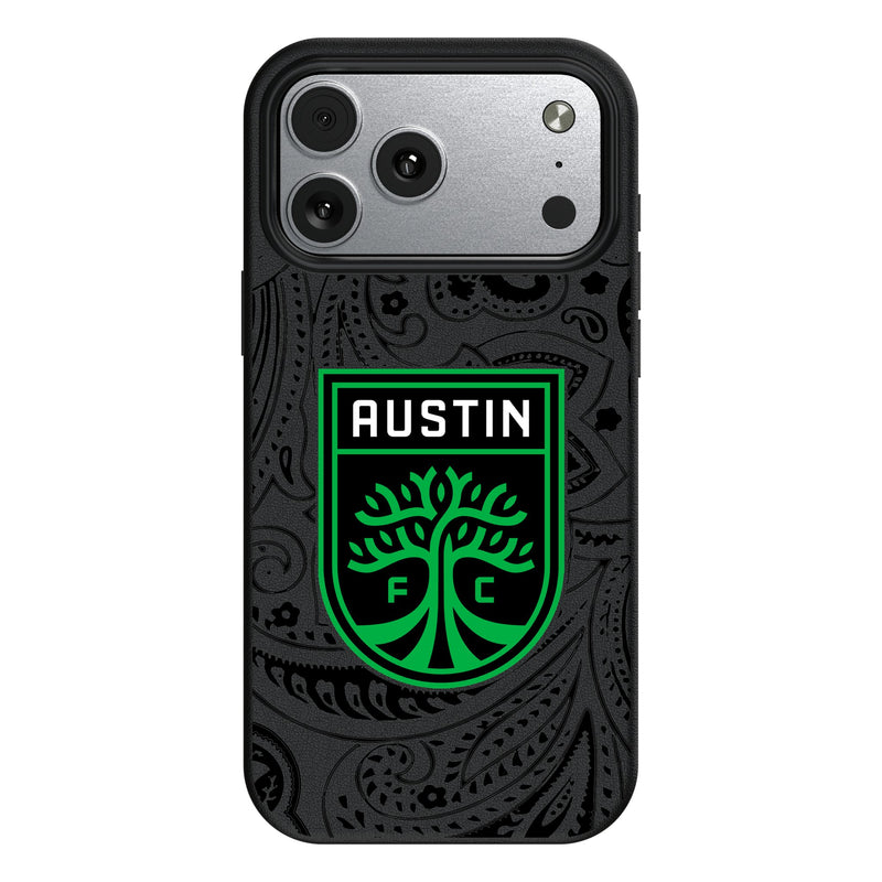 Austin FC Paisley iPhone MagSafe Compatible Phone Case for Apple iPhone