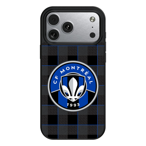 CF Montreal Plaid iPhone MagSafe Compatible Phone Case for Apple iPhone