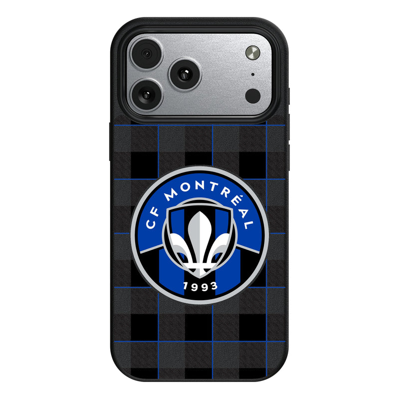 CF Montreal Plaid iPhone MagSafe Compatible Phone Case for Apple iPhone