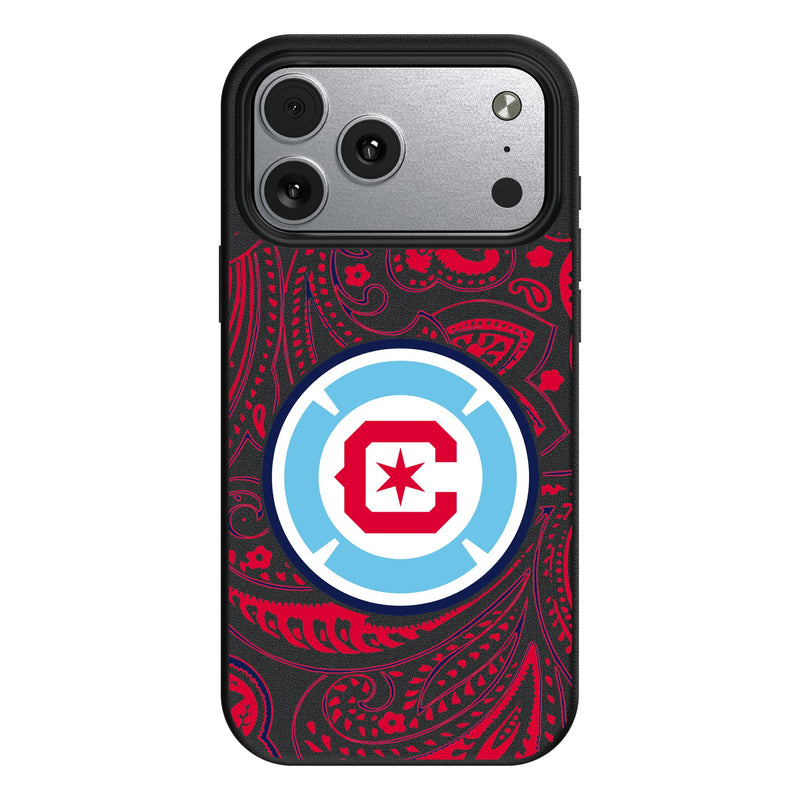 Chicago Fire Paisley iPhone MagSafe Compatible Phone Case for Apple iPhone
