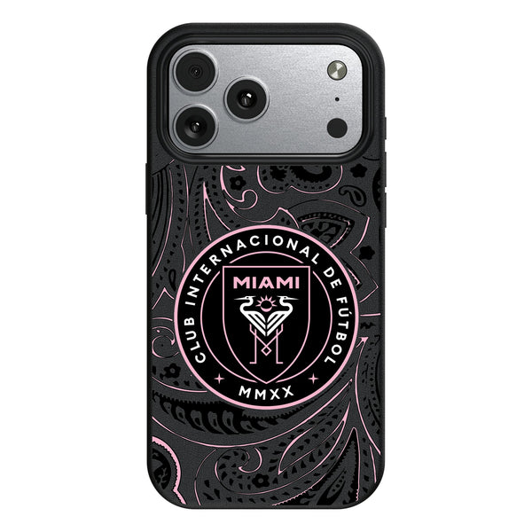 Inter Miami CF Paisley iPhone MagSafe Compatible Phone Case for Apple iPhone