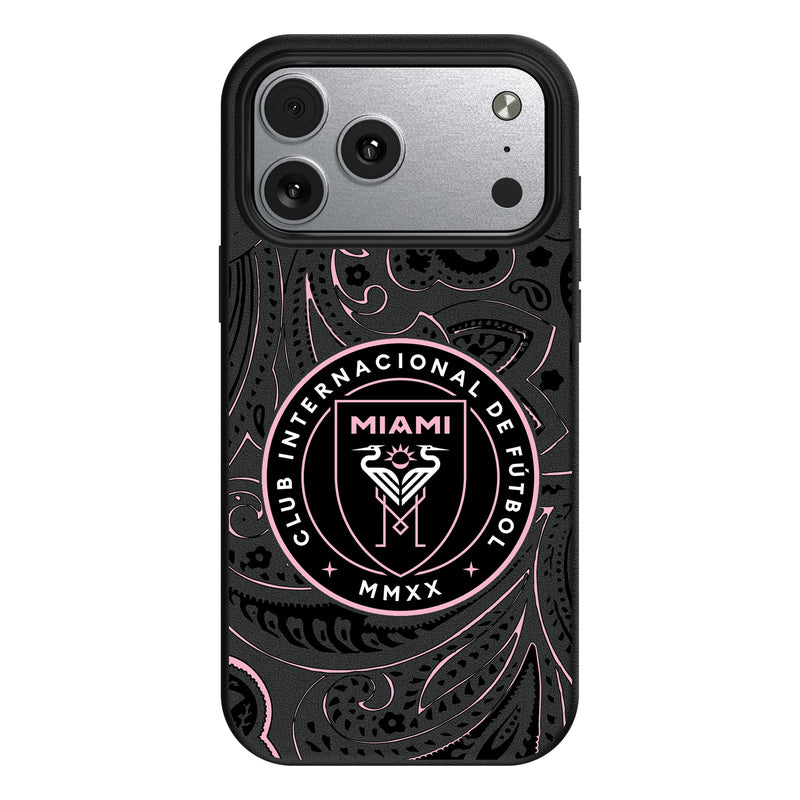 Inter Miami CF Paisley iPhone MagSafe Compatible Phone Case for Apple iPhone