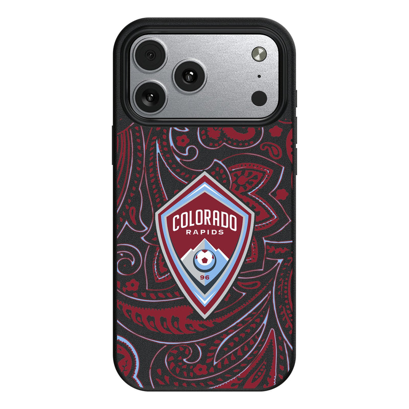 Colorado Rapids Paisley iPhone MagSafe Compatible Phone Case for Apple iPhone