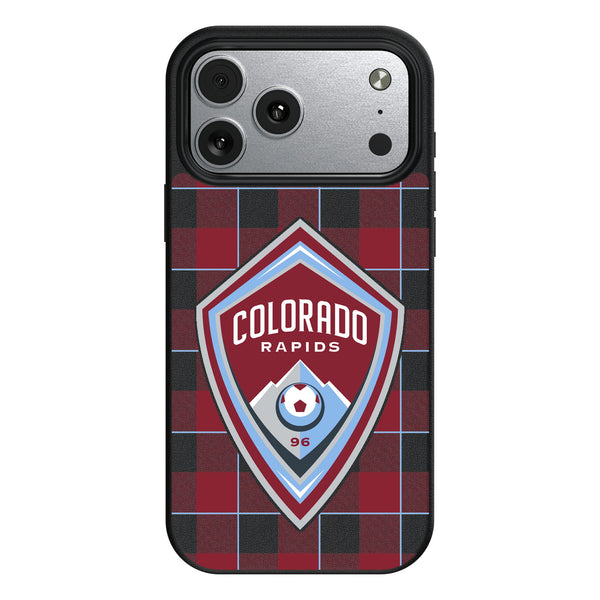 Colorado Rapids Plaid iPhone MagSafe Compatible Phone Case for Apple iPhone
