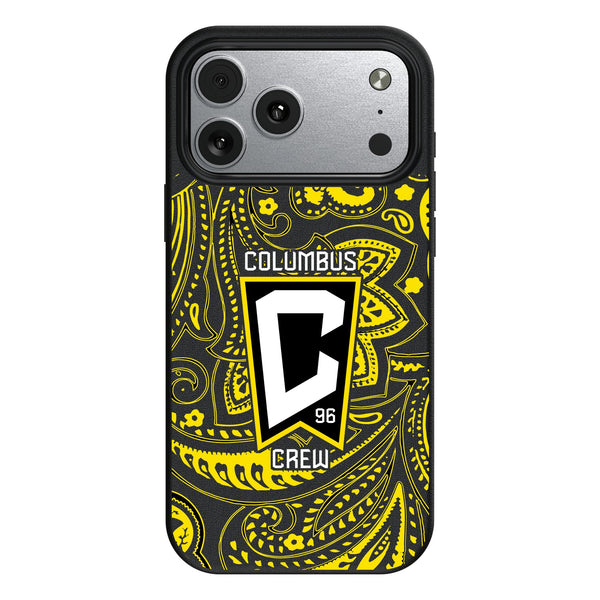 Columbus Crew Paisley iPhone MagSafe Compatible Phone Case for Apple iPhone