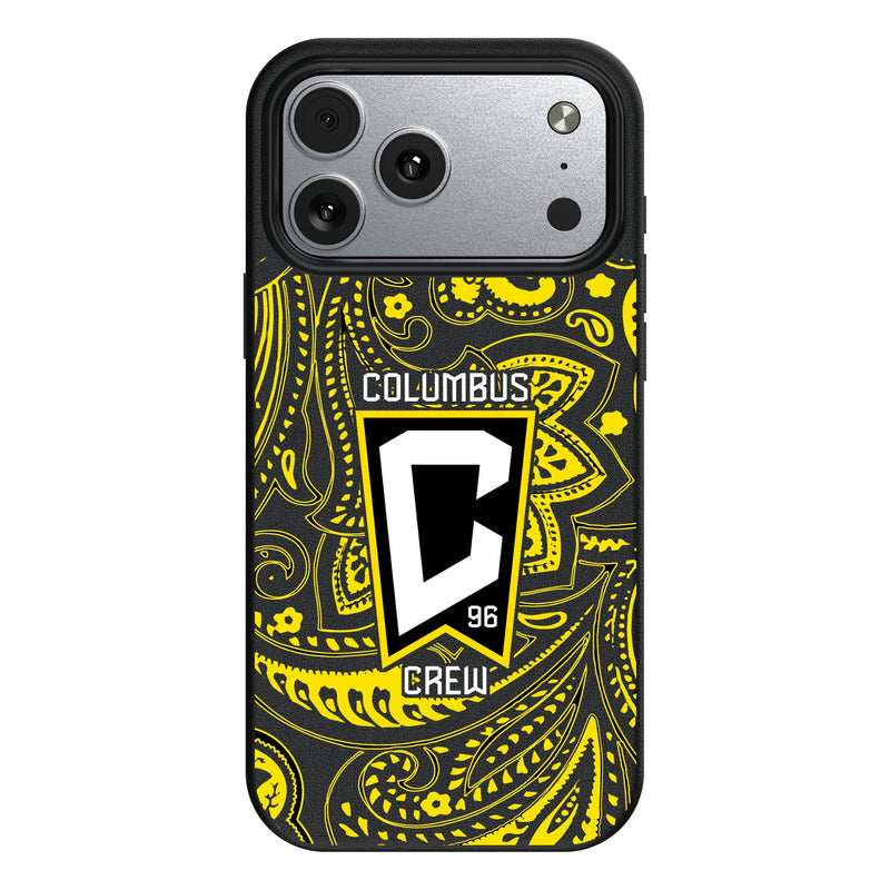 Columbus Crew Paisley iPhone MagSafe Compatible Phone Case for Apple iPhone
