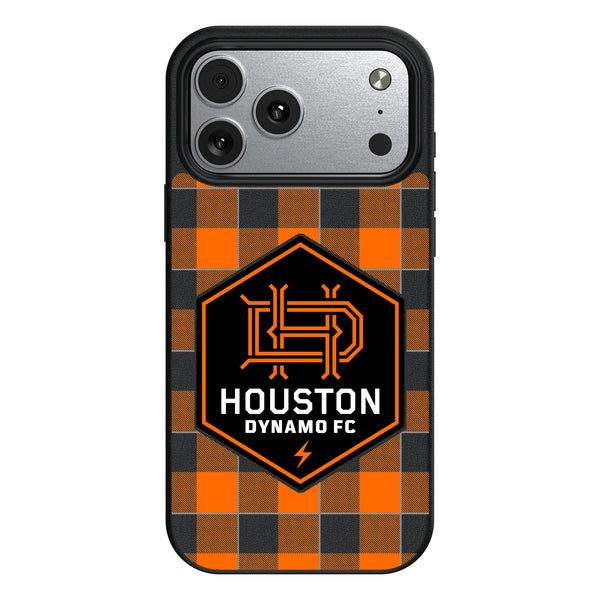 Houston Dynamo Plaid iPhone MagSafe Compatible Phone Case for Apple iPhone