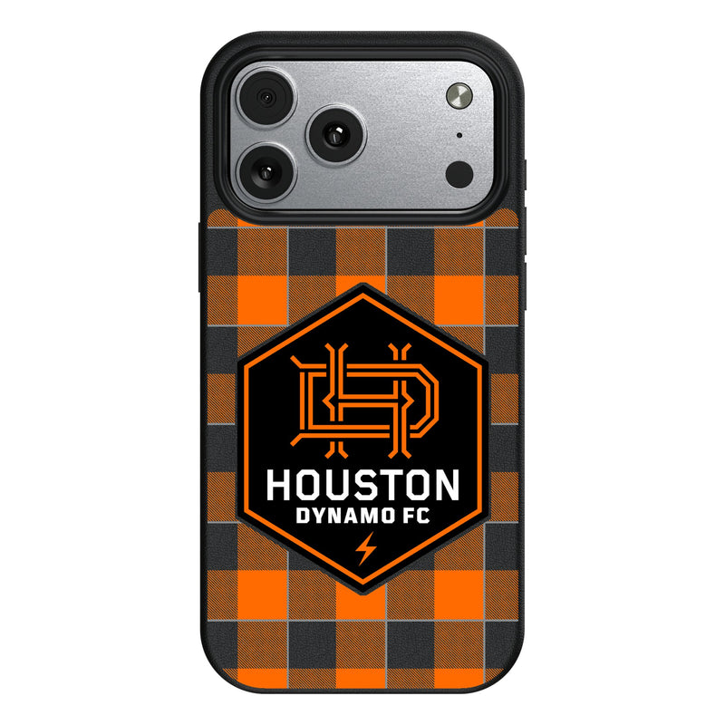Houston Dynamo Plaid iPhone MagSafe Compatible Phone Case for Apple iPhone