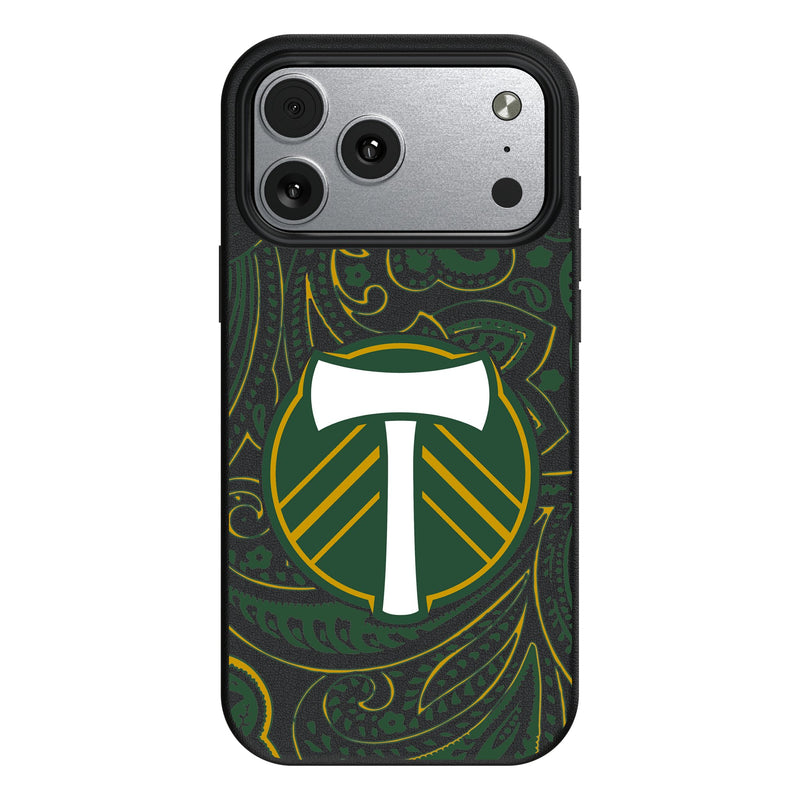 Portland Timbers Paisley iPhone MagSafe Compatible Phone Case for Apple iPhone