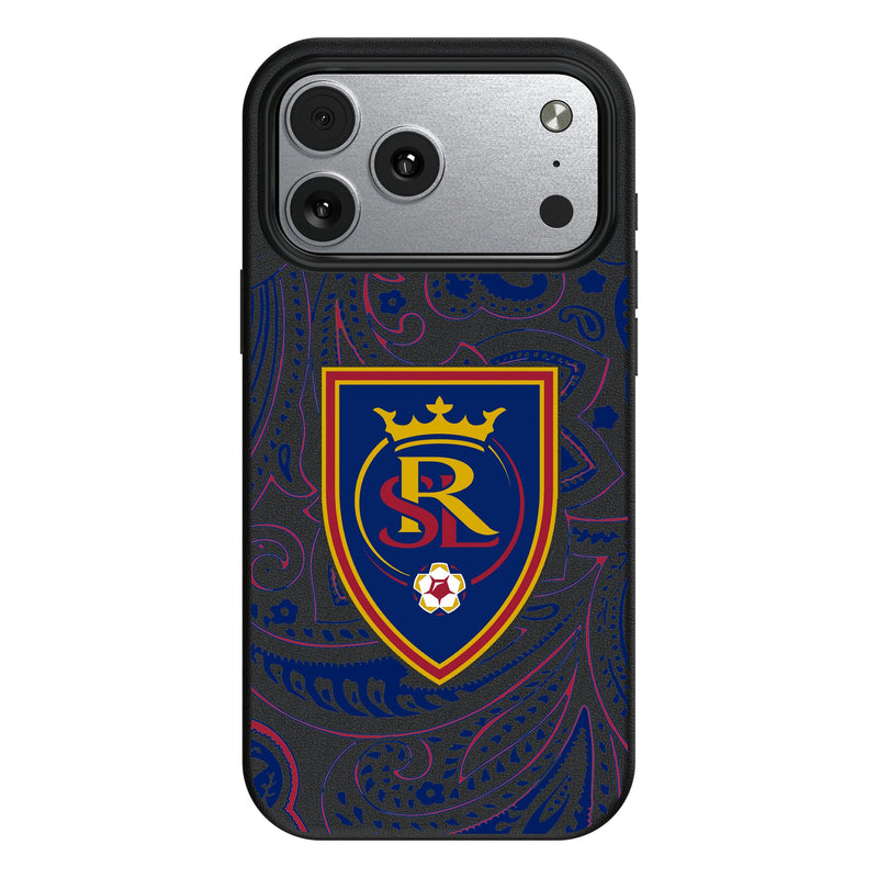 Real Salt Lake Paisley iPhone MagSafe Compatible Phone Case for Apple iPhone